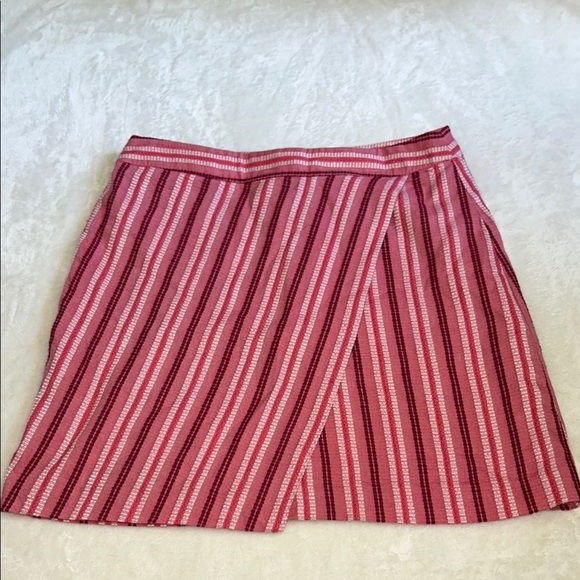 LOFT Dresses & Skirts - Loft striped Pink Women's Skirt